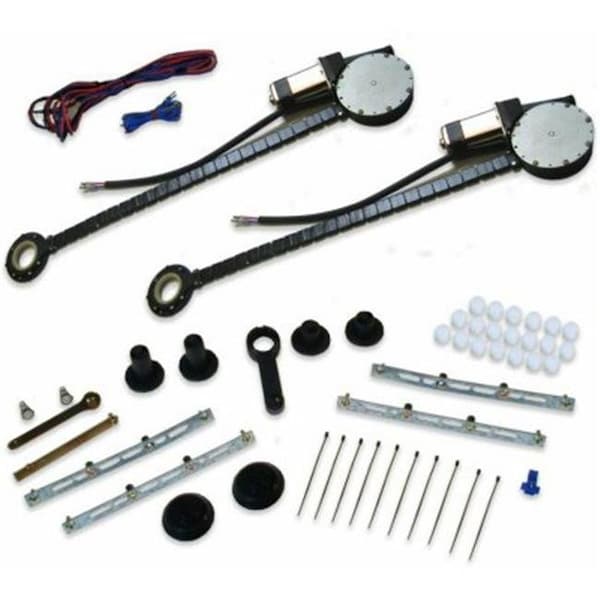 Autoloc Power Accessories AutoLoc Power Accessories AUTPW4600 2-Door Uwire Universal Power Window Kit with No Switches 9845 - main